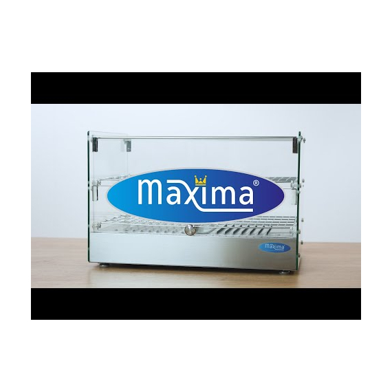 Maxima Gastro Wärmevitrine - 50 l - 55 cm - 2 Regale, Bild 7