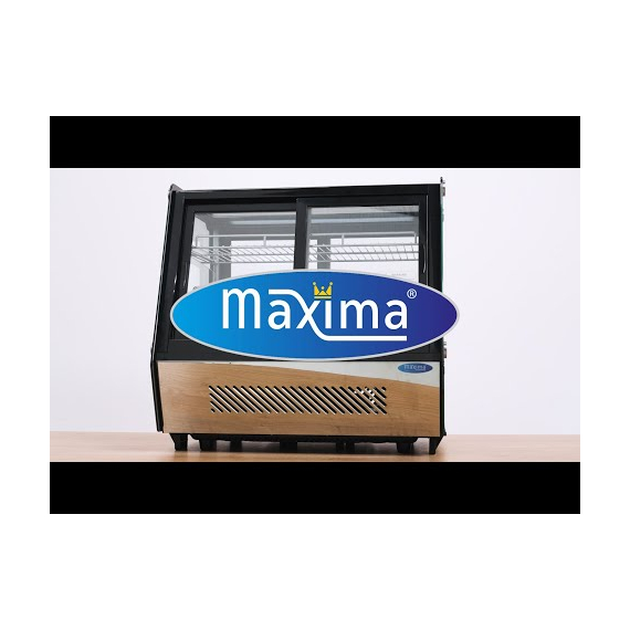 Maxima Gastro Glastürkühlschränke - 125 l - 71 cm - Vordere und Hintere Schiebetüren, Bild 9