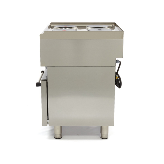 Maxima Commercial Klasse Gastro Kochplatte - Elektrisch - 600 x 600 mm tief - 4 Brenner - mit Ofen - 10000 Watt, Bild 3