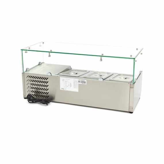 Maxima Gastro Aufsatzkühlvitrine - 95 cm - Passt 3 x 1/3 GN, Bild 4