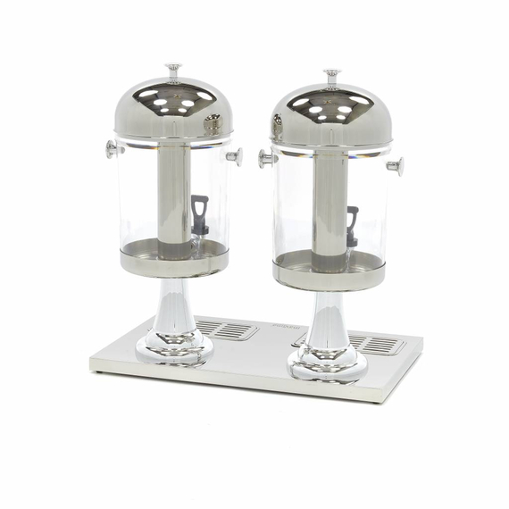 Maxima Gastro Getränkespender - 2 x 8 l - Zentralkühlrohr - funktioniert ohne Stromversorgung, Bild 4