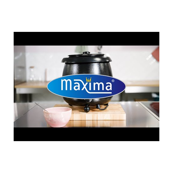 Maxima Gastro Suppenkessel - 10 l - Herausnehmbarer Innentopf - mit Löffelaussparung, Bild 10