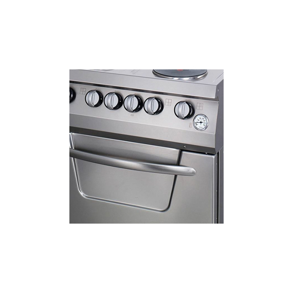 Maxima Gastro Heavy Duty Herd - 4 Brenner - Doppeleinheit - 70 cm Tief - mit Ofen - Elektrisch, Bild 3