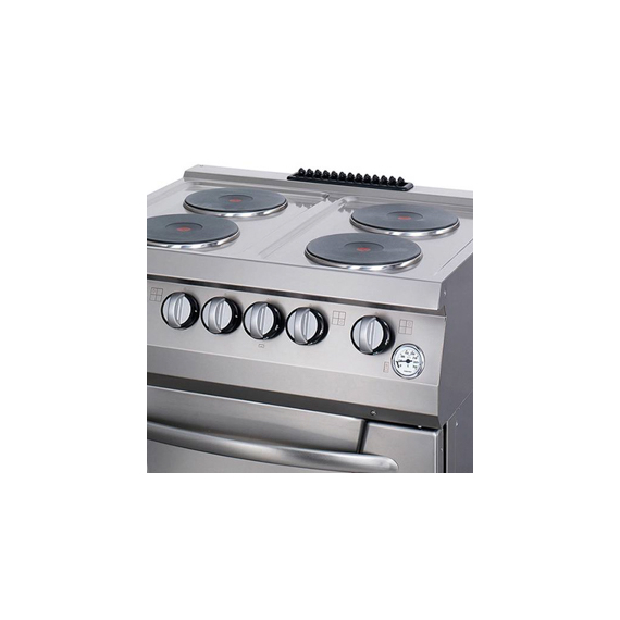 Maxima Gastro Heavy Duty Herd - 4 Brenner - Doppeleinheit - 70 cm Tief - mit Ofen - Elektrisch, Bild 4