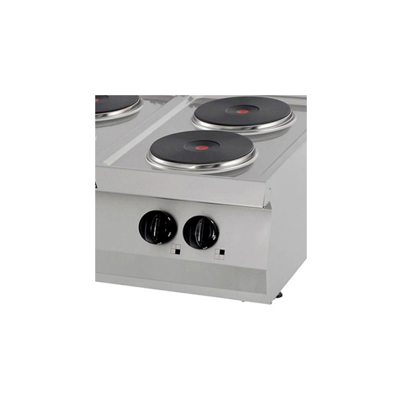 Maxima Gastro Heavy Duty Kochfeld - 4 Brenner - Doppeleinheit - 70 cm Tief - Elektrisch, Bild 4