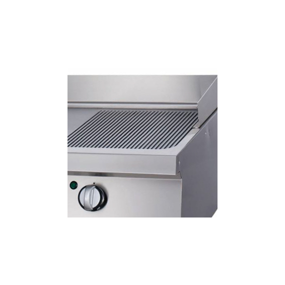 Maxima Gastro Heavy Duty Grillplatte - Halb Gerillte Chrom - Doppeleinheit - 70 cm Tief - Gas, Bild 3