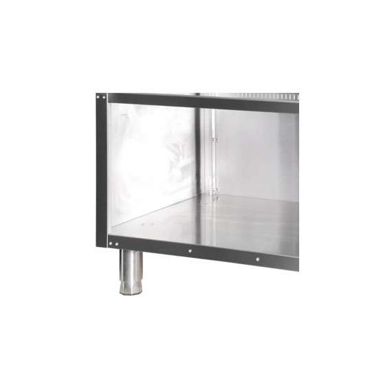 Maxima Gastro Heavy Duty Arbeitsschrank - Doppeleinheit - 70 cm Tief - Offen, Bild 3
