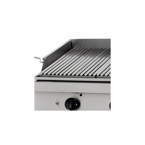 Maxima Gastro Heavy Duty Lavasteingrill - Doppeleinheit - 70 cm Tief - Gas, Bild 4