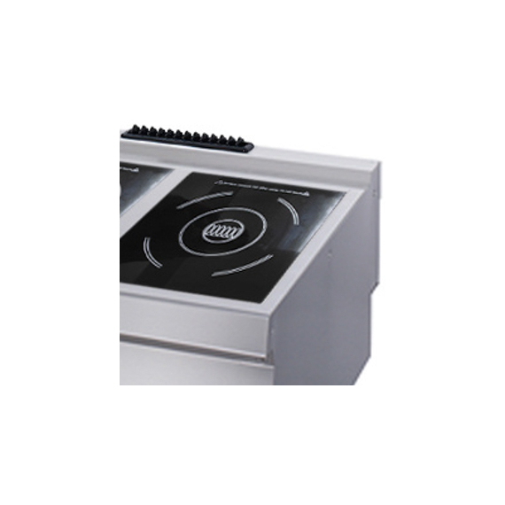Maxima Gastro Heavy Duty Kochfeld - 2 Brenner - Induktion - Doppeleinheit - 70 cm Tief - Elektrisch, Bild 3