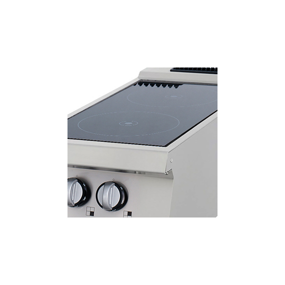 Maxima Gastro Heavy Duty Kochfeld - 2 Brenner - Infrarot - Doppeleinheit - 70 cm Tief - Elektrisch, Bild 4