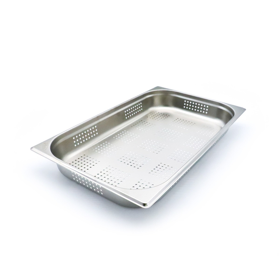 Maxima Gastro Gastronormbehälter - 1/1 GN - 6,5 cm Tief - Edelstahl - Perforiert