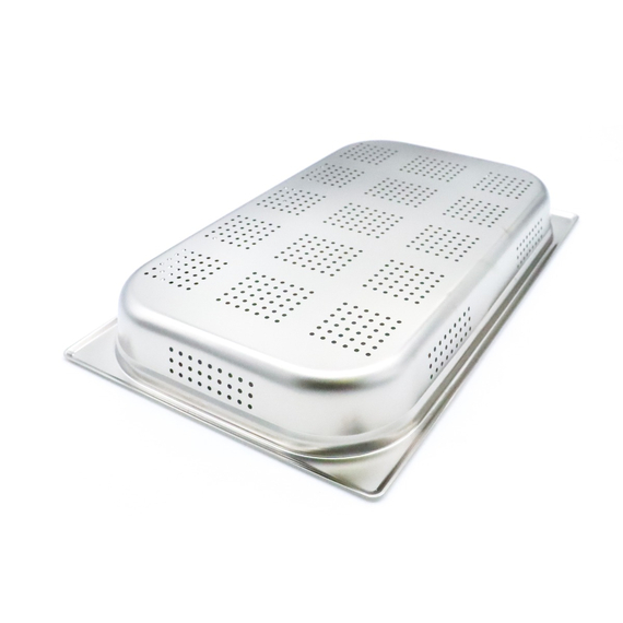 Maxima Gastro Gastronormbehälter - 1/1 GN - 6,5 cm Tief - Edelstahl - Perforiert, Bild 2