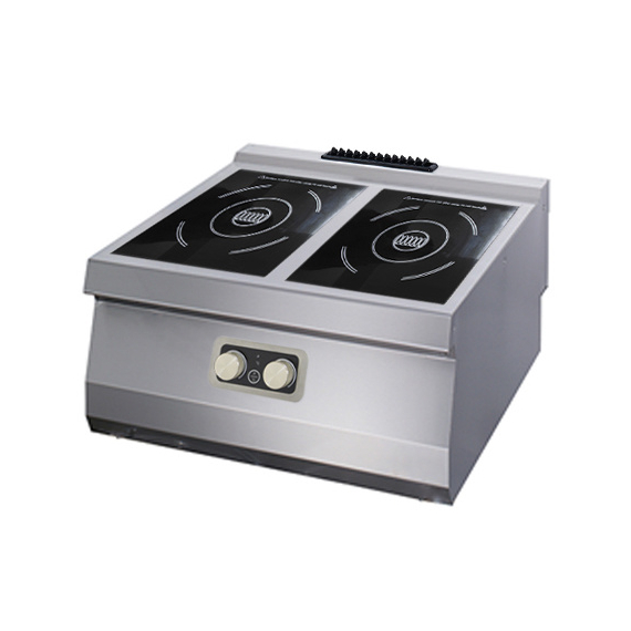 Maxima Gastro Heavy Duty Kochfeld - 2 Brenner - Induktion - Doppeleinheit - 70 cm Tief - Elektrisch