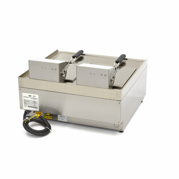 Maxima Gastro Fritteuse - 2 x 10 l - 2 Körbe - mit Ablasshahn - 400 V, Bild 4