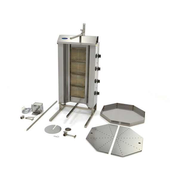 Maxima Gastro Dönergrill - 4 Brenner - 50 kg Fleisch - Gas, Bild 5