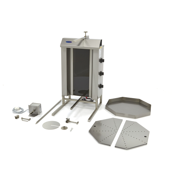Maxima Gastro Dönergrill - 3 Brenner - 30 kg Fleisch - Elektrisch, Bild 5