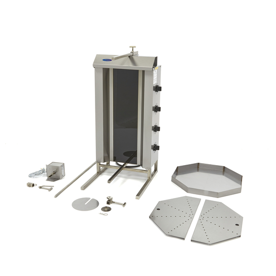 Maxima Gastro Dönergrill - 4 Brenner - 50 kg Fleisch - Elektrisch, Bild 5