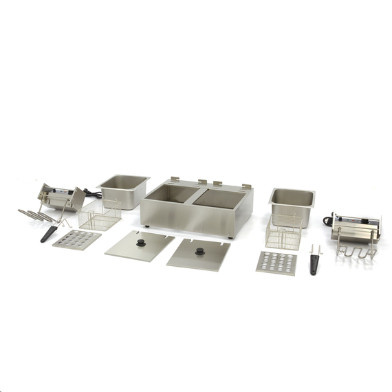 Maxima Gastro Fritteuse - 2 x 6 l - 2 Körbe - Bis zu 2,4 kg Pommes Frites, Bild 5