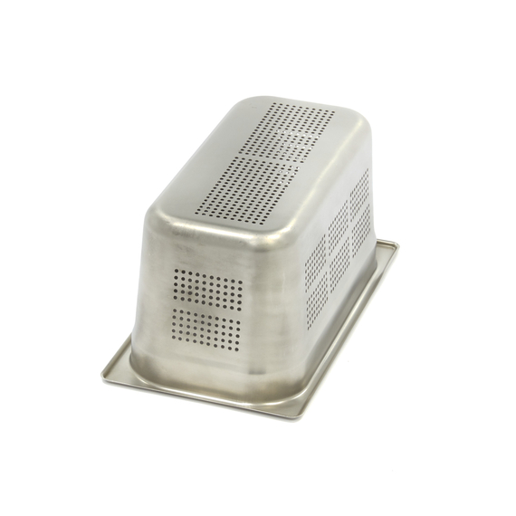 Maxima Gastro Gastronormbehälter - 1/3 GN - 15 cm Tief - Edelstahl - Perforiert, Bild 2