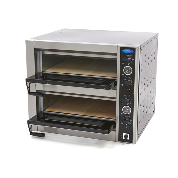 Maxima Gastro Pizzaofen - Passt 4 x Ø 30 cm Pizzas - Doppeldeck, Bild 6