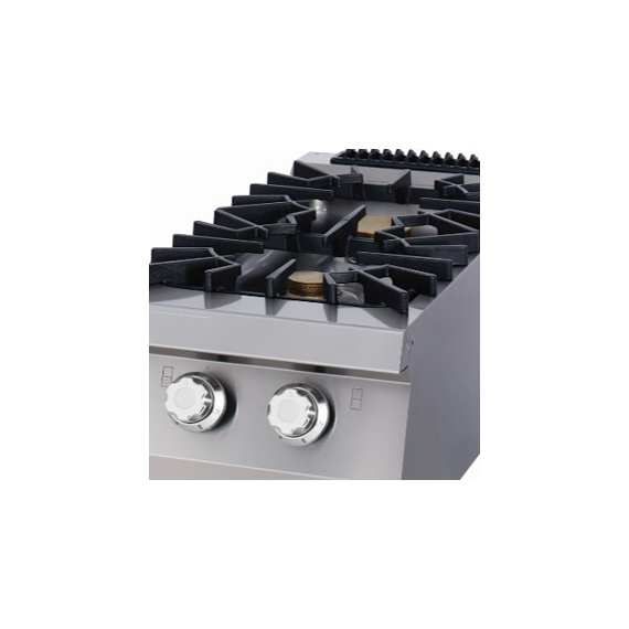 Maxima Gastro Premium Kochfeld - 2 Brenner - Einzeleinheit - 90 cm Tief - Gas, Bild 5