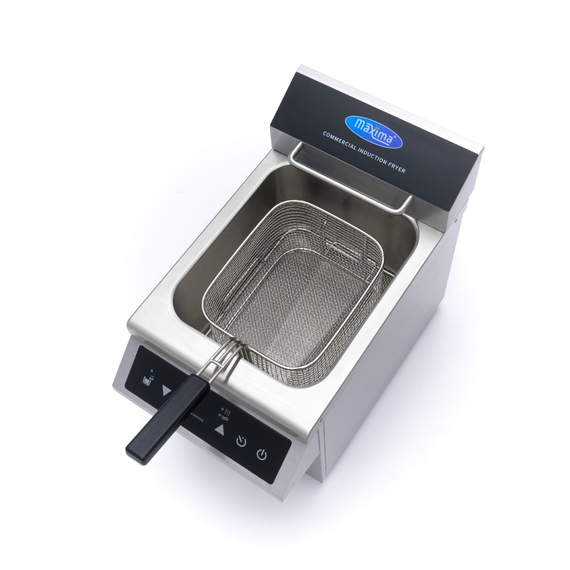 Maxima Gastro Fritteuse - 8 l -  1 Körb - Induktion - mit Ablasshahn, Bild 7