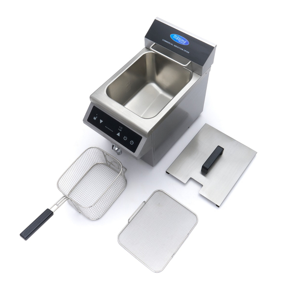 Maxima Gastro Fritteuse - 8 l -  1 Körb - Induktion - mit Ablasshahn, Bild 11