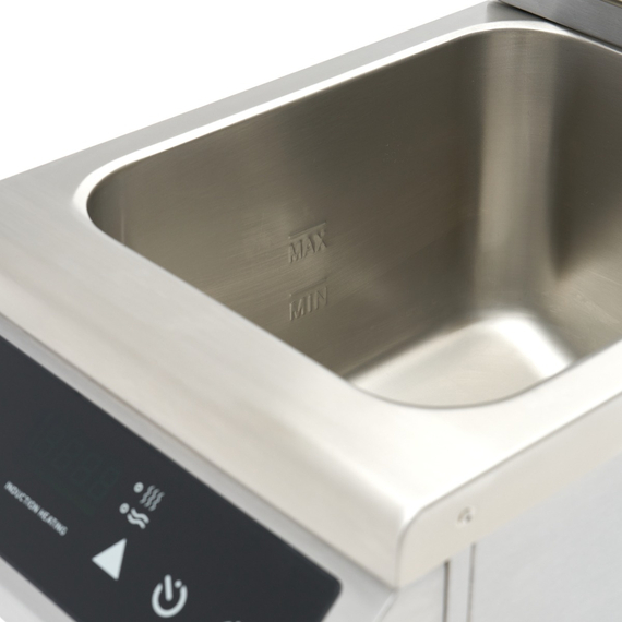 Maxima Gastro Fritteuse - 8 l -  1 Körb - Induktion - mit Ablasshahn, Bild 8