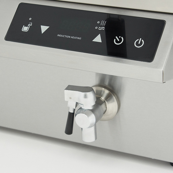 Maxima Gastro Fritteuse - 2 x 8 l - 2 Körbe - mit Ablasshahn - Induktion, Bild 6