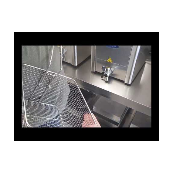 Maxima Gastro Fritteuse - 16 l - 1 Korb - mit Ablasshahn und Ständer - 400V, Bild 10