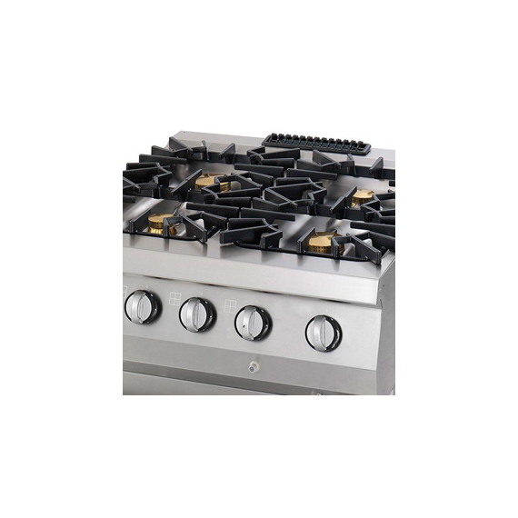 Maxima Gastro Premium Herd - 4 Brenner - Doppeleinheit - 90 cm Tief - Gas, Bild 3