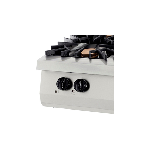 Maxima Gastro Premium Kochfeld - 4 Brenner - Doppeleinheit - 90 cm Tief - 40 kW - Gas, Bild 5