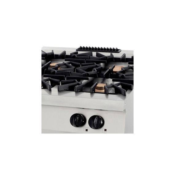 Maxima Gastro Premium Kochfeld - 4 Brenner - Doppeleinheit - 90 cm Tief - 40 kW - Gas, Bild 3