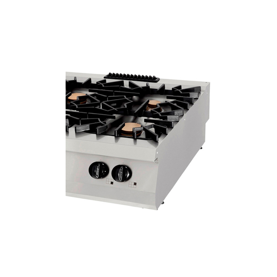 Maxima Gastro Premium Kochfeld - 6 Brenner - Dreifache Einheit - 90 cm Tief - Gas, Bild 4