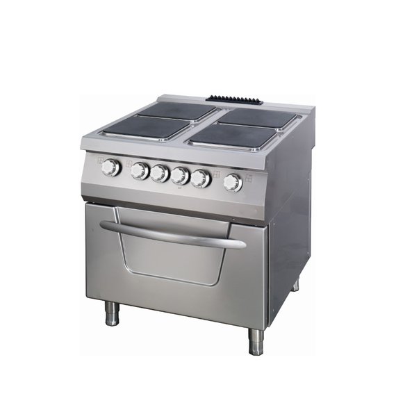 Maxima Gastro Premium Herd - 4 Brenner - Doppeleinheit - 90 cm Tief - Elektrisch