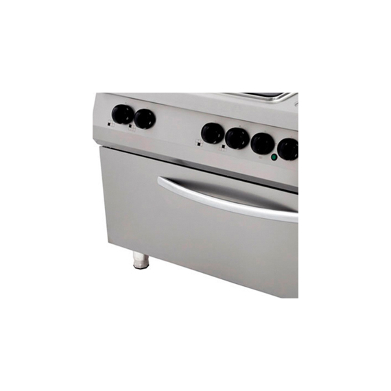 Maxima Gastro Premium Herd - 6 Brenner - Dreifache Einheit - 90 cm Tief - inkl. Breiter Ofen - Elektrisch, Bild 5