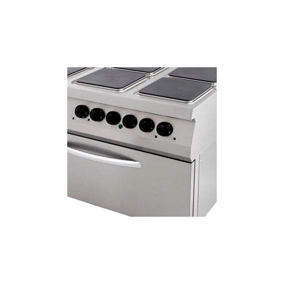 Maxima Gastro Premium Herd - 6 Brenner - Dreifache Einheit - 90 cm Tief - inkl. Breiter Ofen - Elektrisch, Bild 3