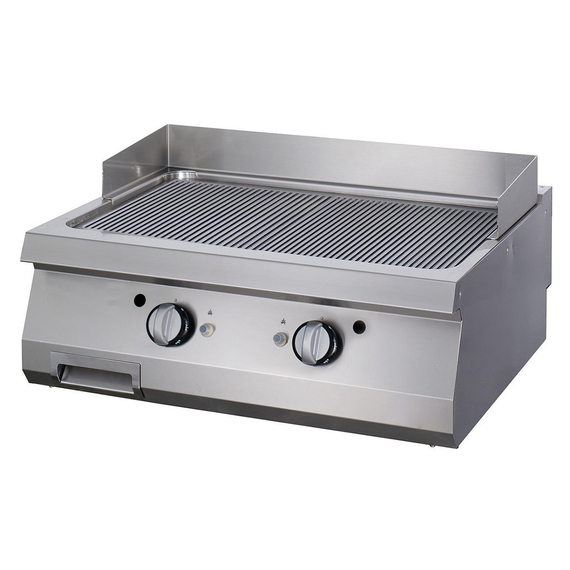 Maxima Gastro Premium Grillplatte - Gerillt - Doppeleinheit - 90 cm Tief - Elektrisch