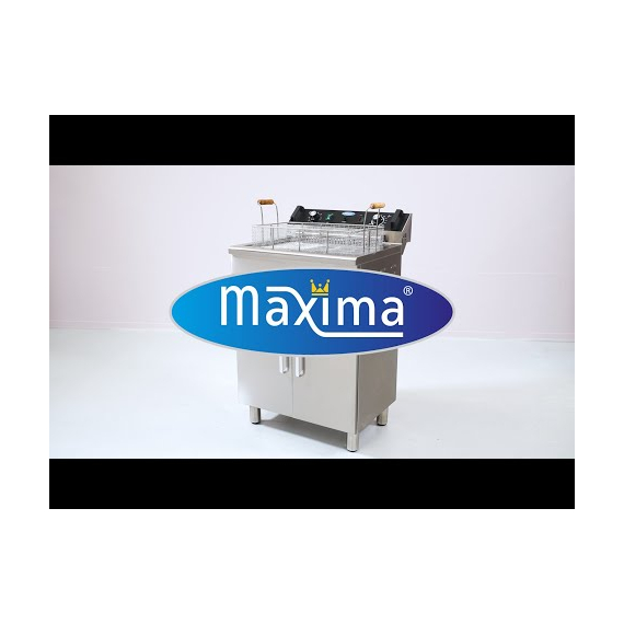 Maxima Gastro Fritteuse - 30 l - 1 Korb - mit Ablasshahn und Ständer, Bild 11