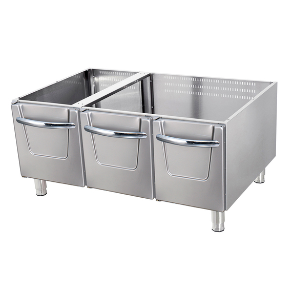 Maxima Gastro Premium Arbeitsschrank - Dreifache Einheit - 90 cm Tief - inkl. Türen