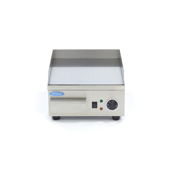 Maxima Gastro Grillplatte - Glatte Chrom - 36 cm - inkl. Tropfschale, Bild 2