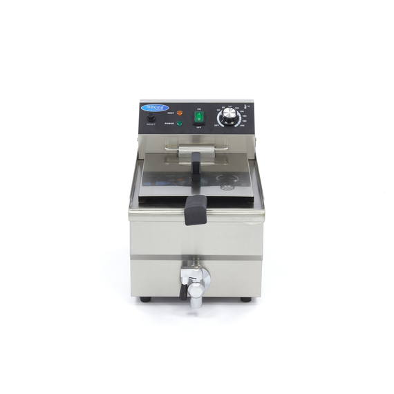 Maxima Gastro Fritteuse - 10 l - 1 Korb - mit Ablasshahn, Bild 2