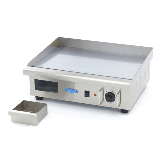 Maxima Gastro Grillplatte - Glatte Chrom - 55 cm - inkl. Tropfschale, Bild 6