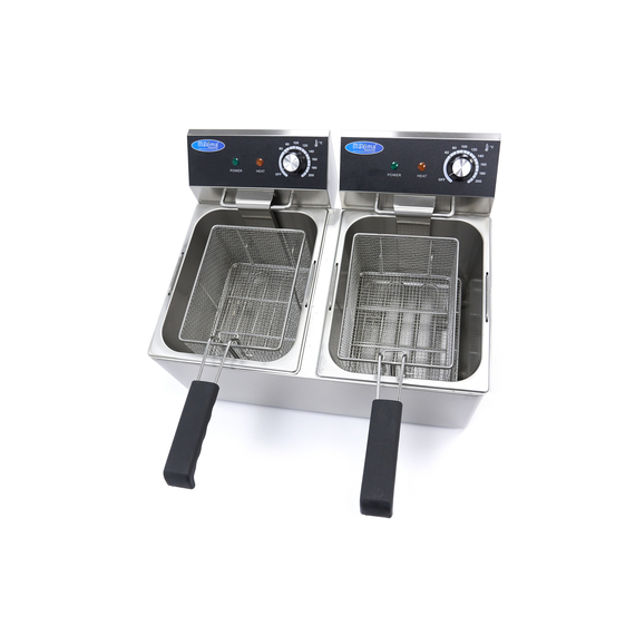 Maxima Gastro Fritteuse - 2 x 8 l - 2 Körbe - Bis zu 2,8 kg Pommes Frites, Bild 7