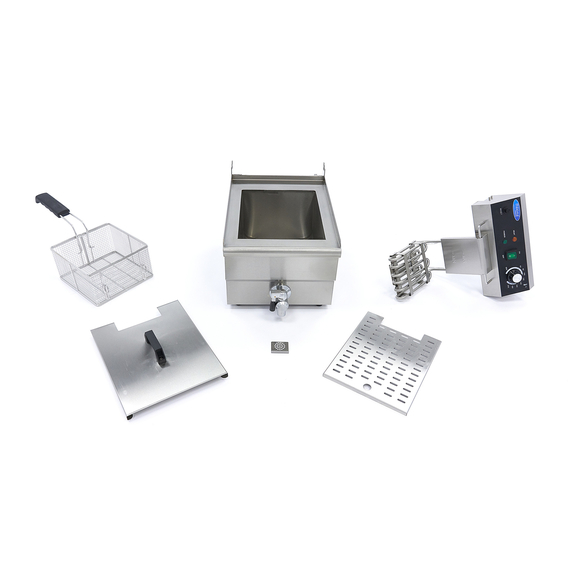 Maxima Gastro Fritteuse - 13 l - 1 Korb - mit Ablasshahn, Bild 8