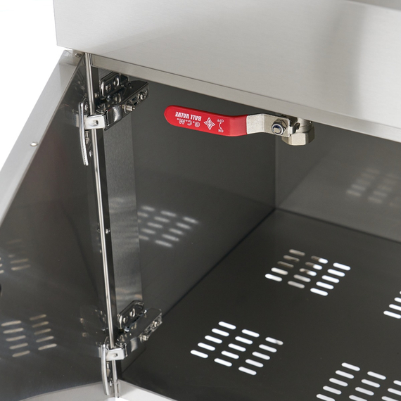 Maxima Gastro Fritteuse - 16 l - 1 Korb - mit Ablasshahn und Ständer - 230V, Bild 15