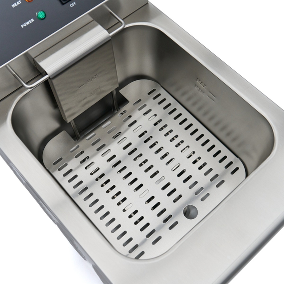 Maxima Gastro Fritteuse - 16 l - 1 Korb - mit Ablasshahn und Ständer - 230V, Bild 12