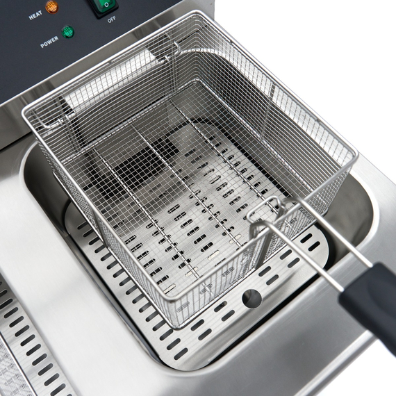 Maxima Gastro Fritteuse - 2 x 16 l - 2 Körbe - mit Ablasshahn und Ständer - 230V, Bild 13