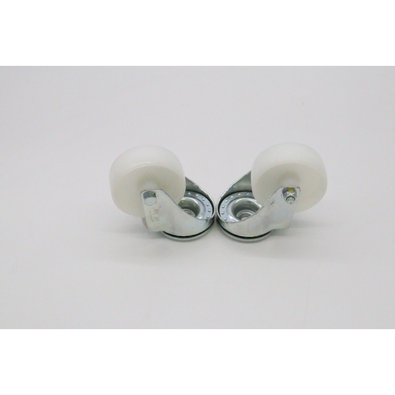 Maxima Wheels set for Table Steamer - 2 with brackes - 4.3 Inch / 11 cm, Bild 3