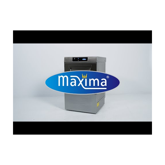 Maxima Gastro Geschirrspüler-Unterbau - 40 x 40 cm - mit Abfluss-, Spülenhilfe- und Seifenpumpen - Digital Anzeige - 230 V, Bild 12